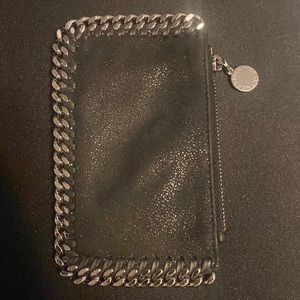 Stella McCartney Falabella Faux Leather Zip Card Case
